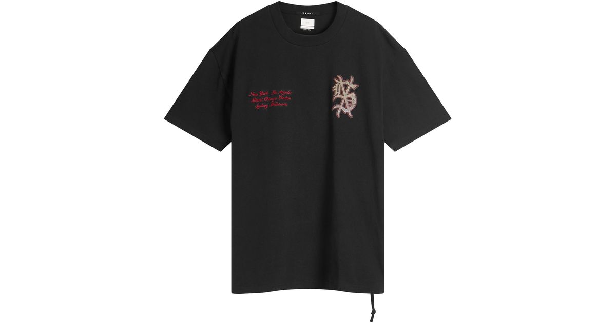 Ksubi Playoff Ekcess T-Shirt in Black for Men | Lyst