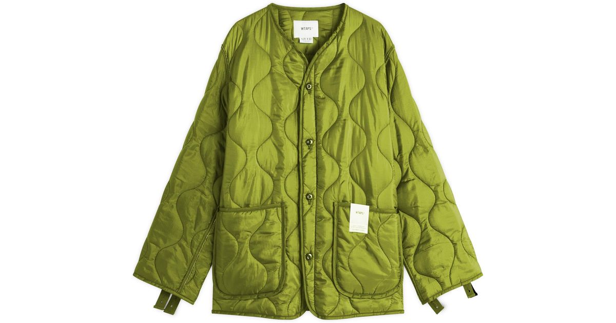 WTAPS Nylon Ripstop Liner Jacket in Green for Men | Lyst