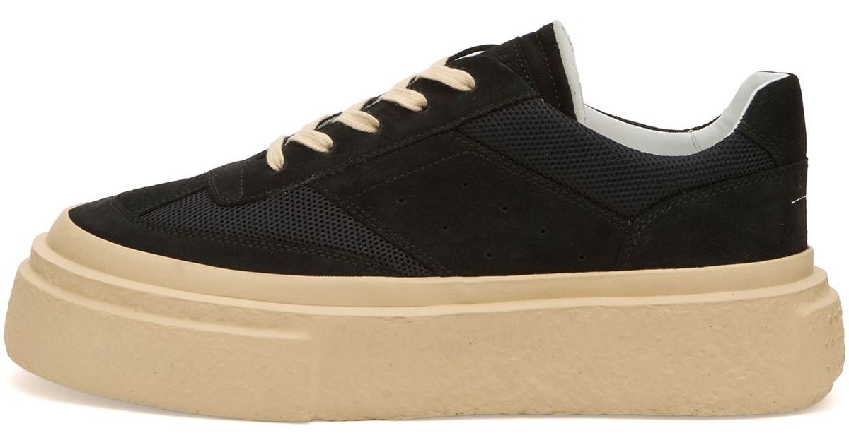 MM6 by Maison Margiela Oversized Sole Sneaker in Black for Men | Lyst