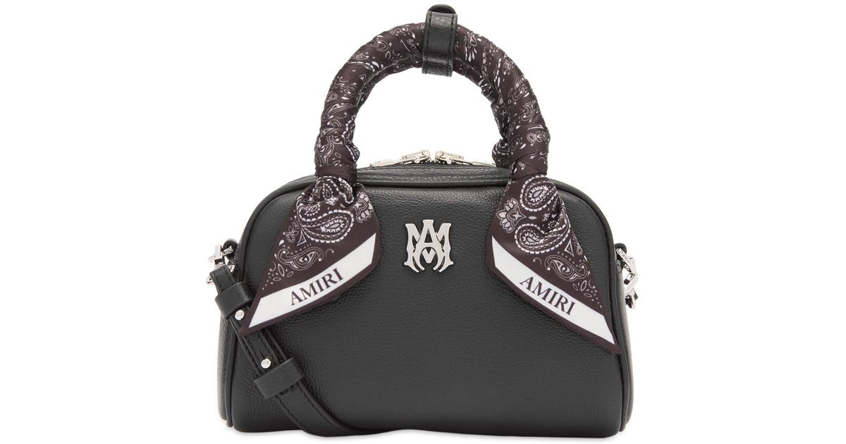 Amiri Micro Bowling Bag in Black | Lyst