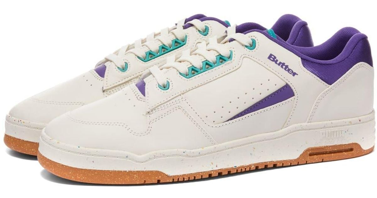 PUMA Leather X Butter Goods Slipstream Low Sneakers in White for Men