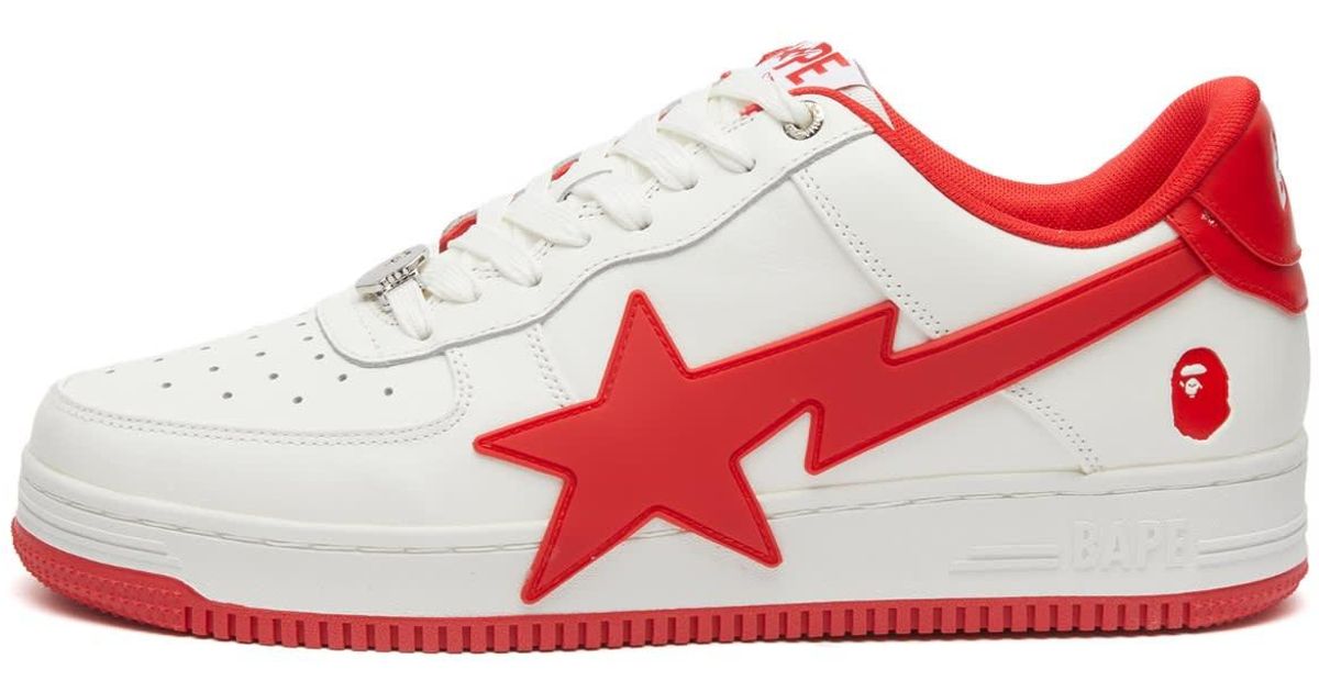 A Bathing Ape Bape Sta Os in Red | Lyst UK A Bathing Ape Bape Sta Os in Red | Lyst UK