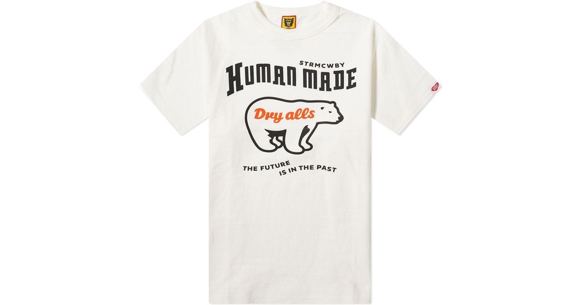 Human Made Polar Bear T-Shirt in White for Men | Lyst