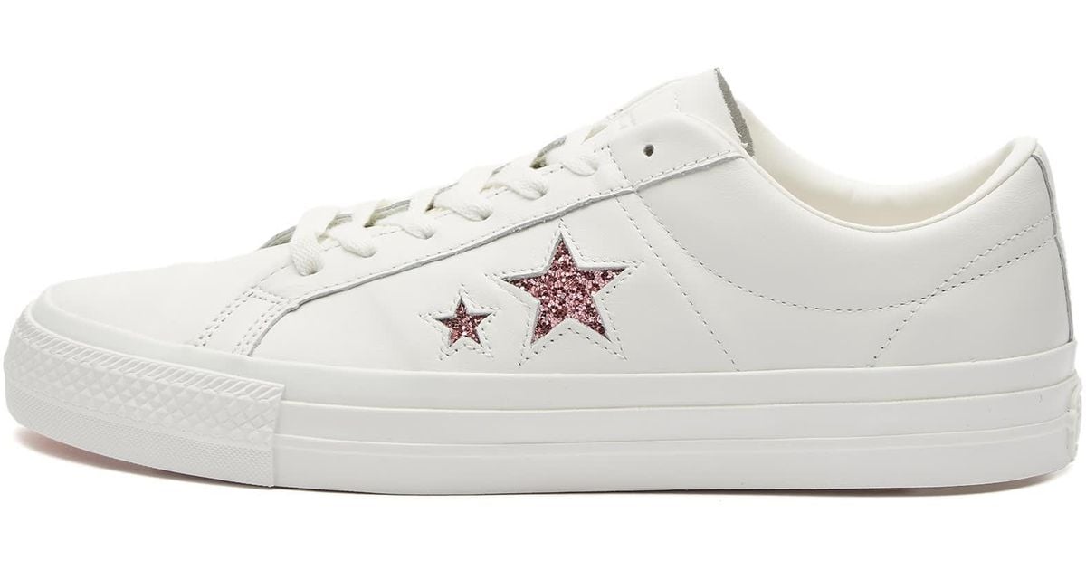 One star platform leather low top sale