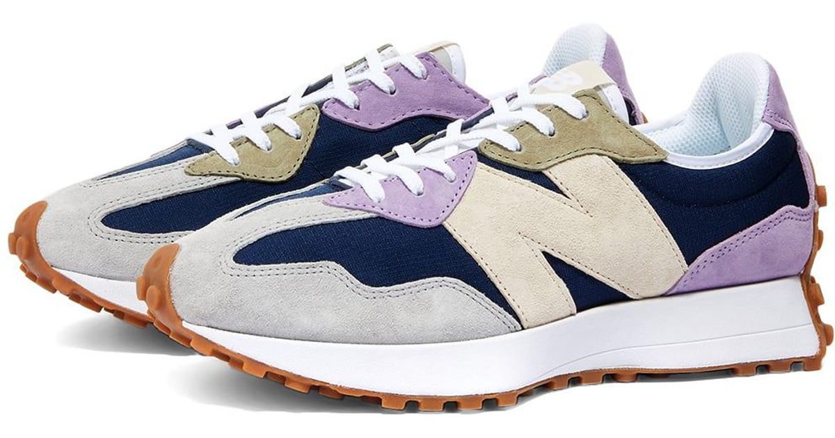 New Balance Suede Ws327paa Sneakers in Natural Indigo (Blue) | Lyst UK