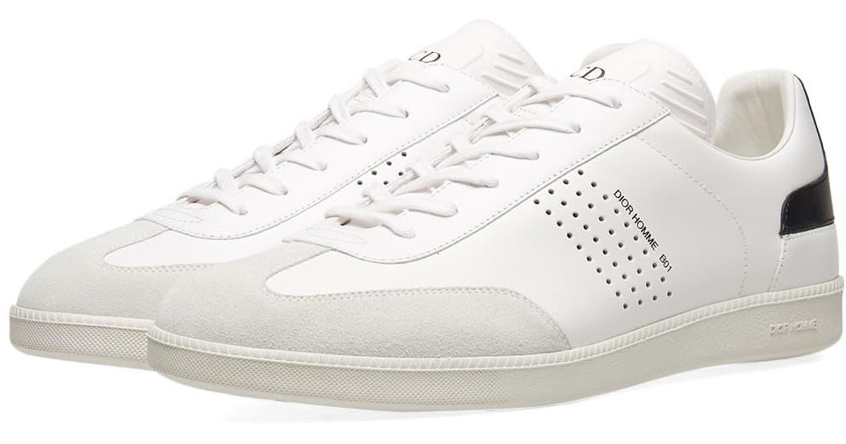 Dior Homme Leather B01 Sneaker in White for Men - Lyst
