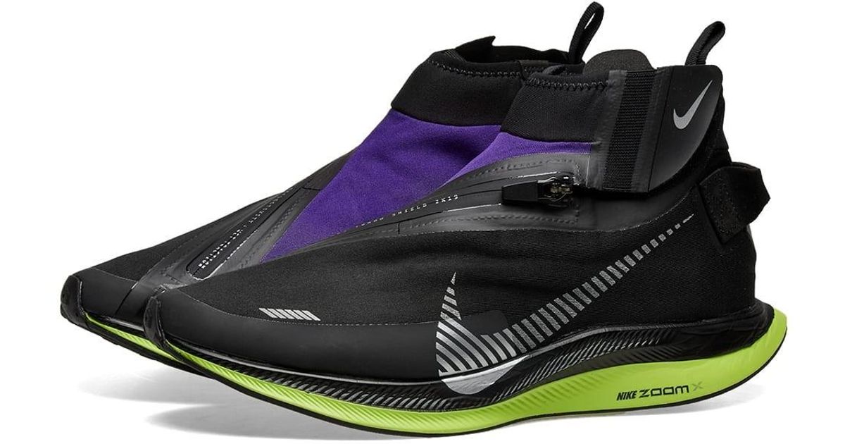 Nike Rubber Zoom Pegasus Turbo Shield in Black for Men - Lyst