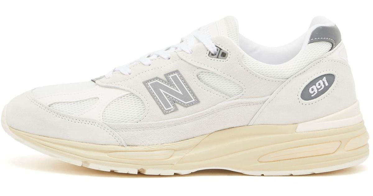 New Balance U991Ow2 Sneaker Made in White | Lyst