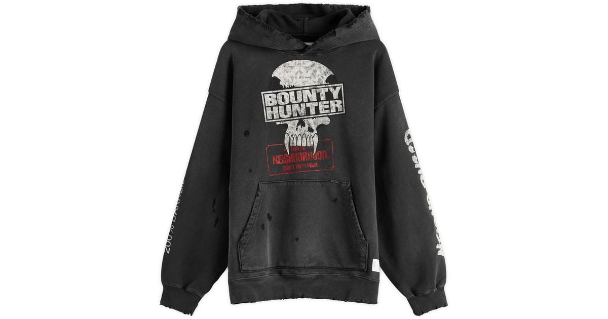 Neighborhood X Bounty Hunter Savage Hoodie in Black for Men | Lyst UK