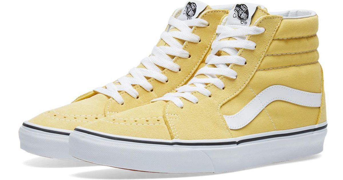 Lyst - Vans Sk8-hi in Yellow