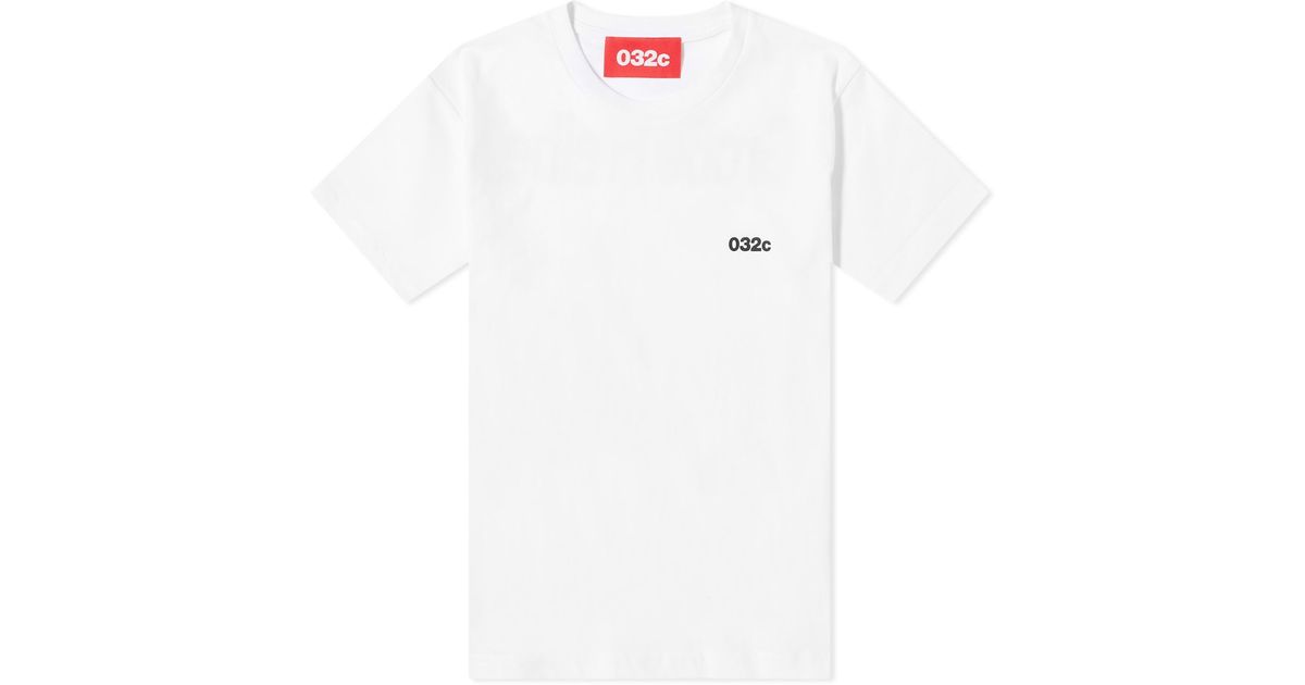 032c Grosse Freiheit Fitted T-shirt in White | Lyst