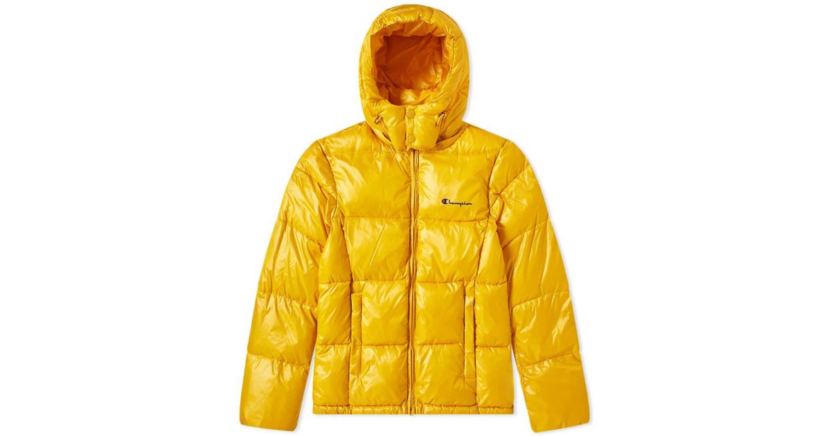 yellow champion coat