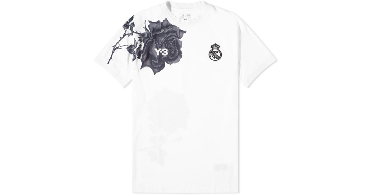 正規品　Y-3 REAL MADRID PRE-MATCHJERSEY Y-3 Men's x Real Madrid Pre-Match Jersey in White Y-3