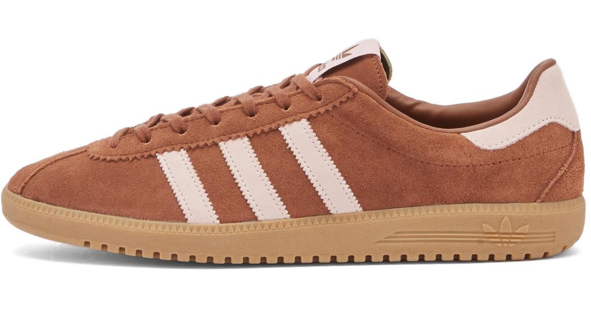 adidas BRMD Suede Retro Sneakers Gum Sole in Brown | Lyst