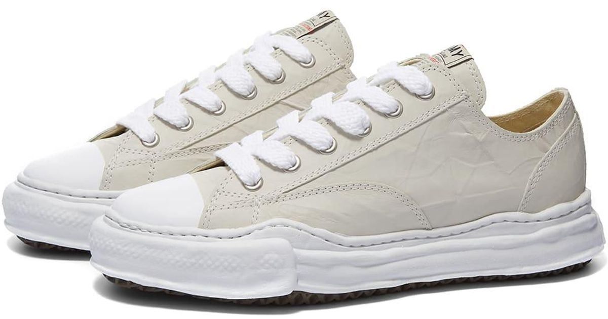 Maison Mihara Yasuhiro Peterson Low Paperleather Original S Sneakers in White for Men Lyst Canada