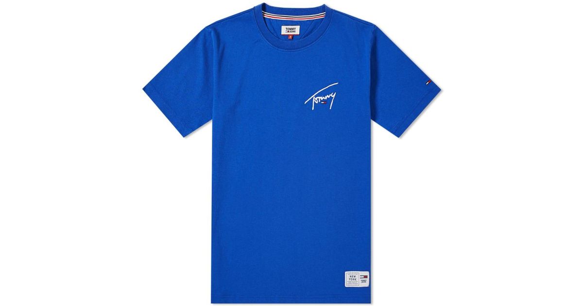tommy signature tee cheap online