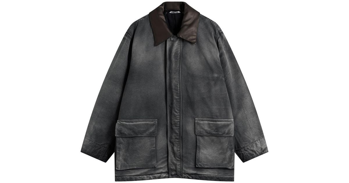 AURALEE Duck Jacket in Black for Men | Lyst