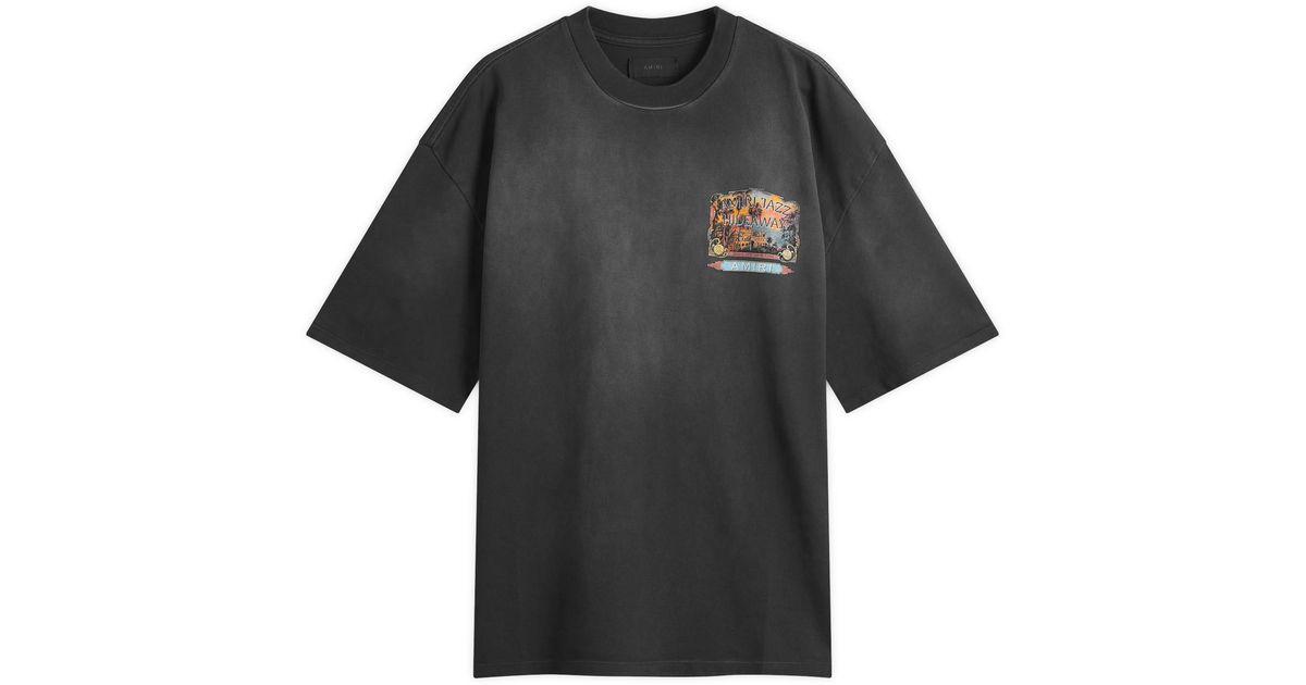 Amiri Jazz Hideaway T-Shirt in Black for Men | Lyst
