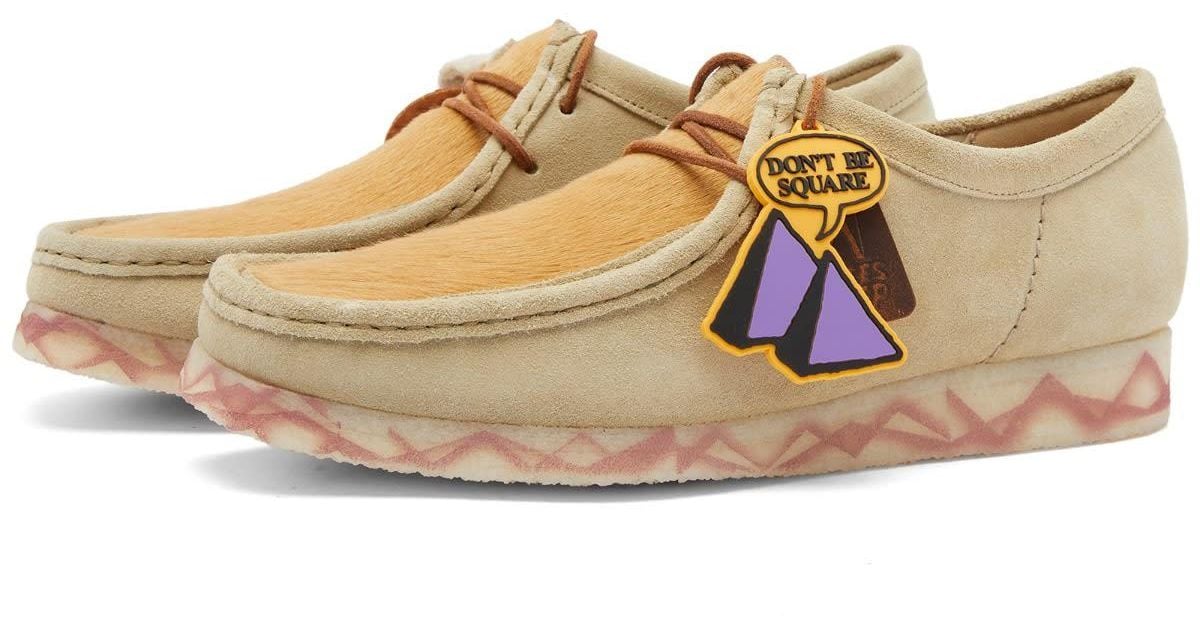 Clarks X Aries Wallabee in Natural for Men | Lyst Clarks X Aries Wallabee in Natural for Men | Lyst
