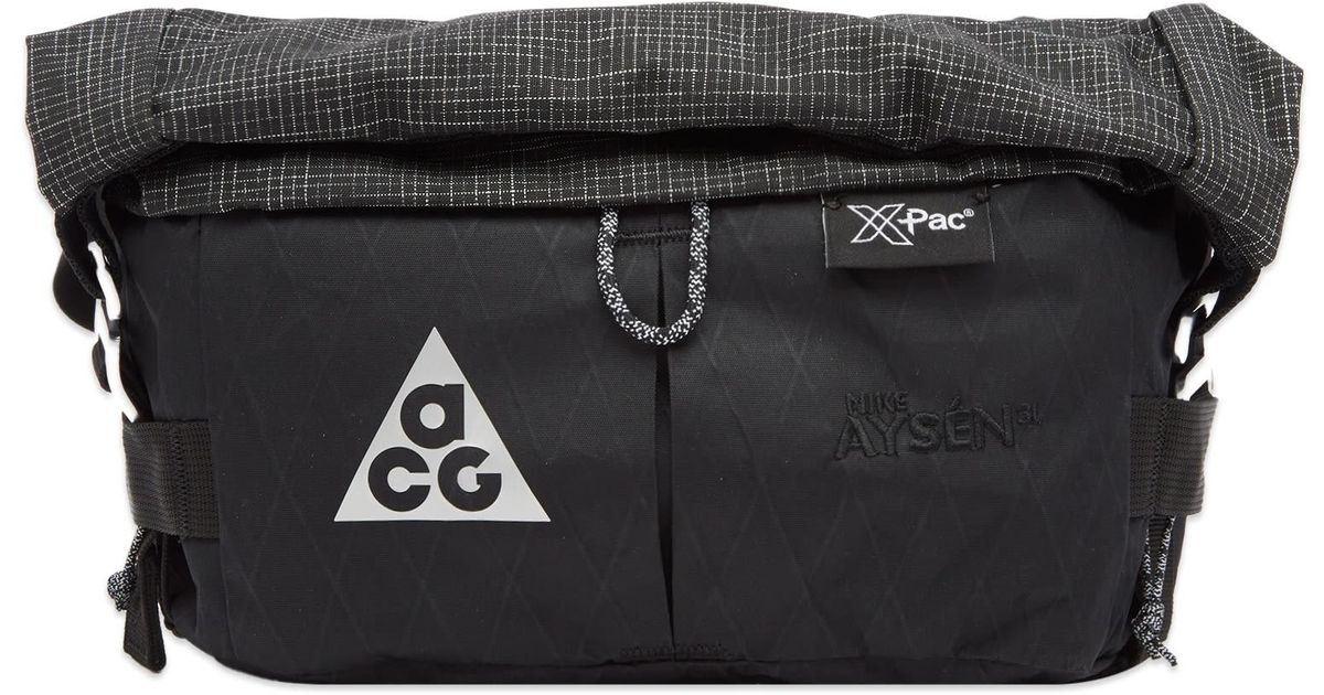 Nike Acg Aysén Cross Body Bag in Black for Men | Lyst