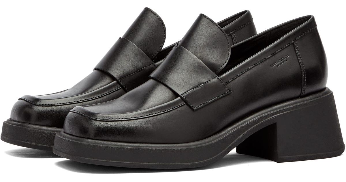 Vagabond Shoemakers Dorah Heeled Loafer in Black | Lyst