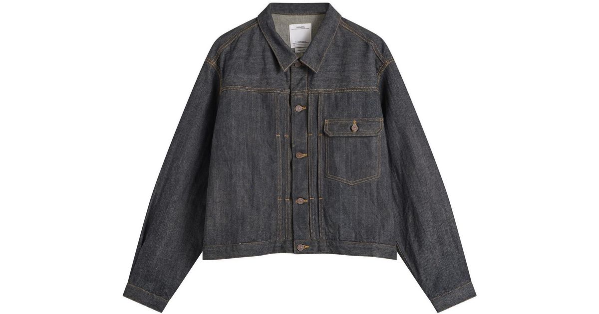 Visvim 102Xx Denim Jacket Mud Wash in Black for Men | Lyst