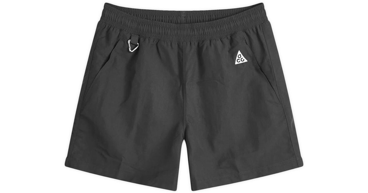 Nike Acg Reservoir Goat Short in Black Lyst Australia