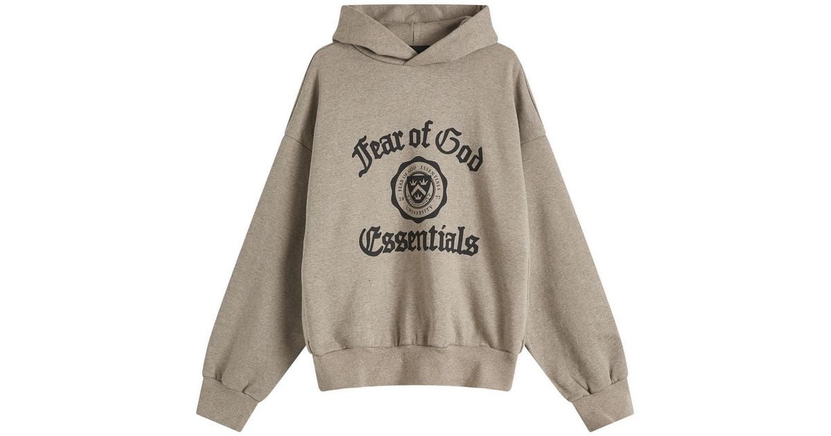 【FEAR OF GOD ESSENTIALS】HEAVYFLEECE VINTAGESHRUNKEN HOODIE Buy Fear of God Essentials men heavy fleece vintage shrunken