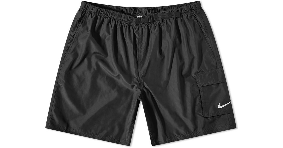 Nike Belted 7" Volley Short in Black for Men Lyst