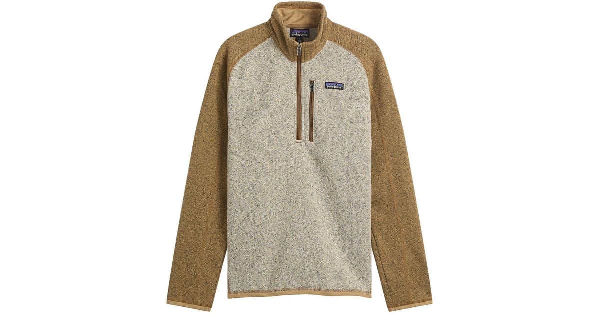 Patagonia Better Sweater 1/4 Zip in Green for Men | Lyst
