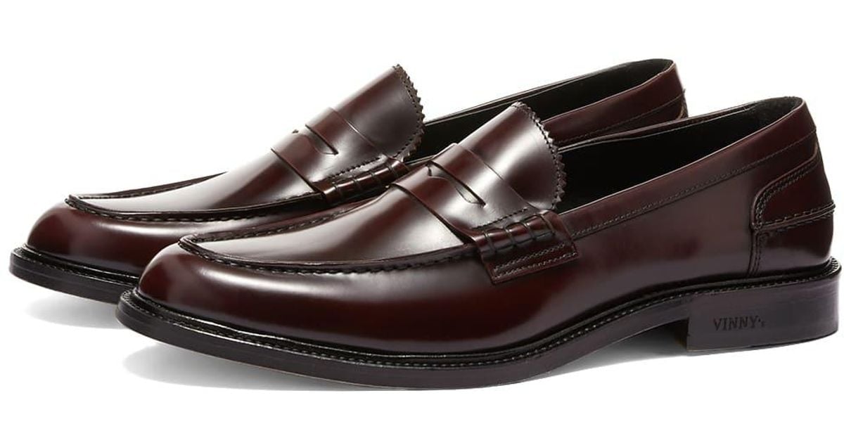 VINNY'S Leather Vinny's Townee Penny Loafer in Brown for Men | Lyst UK