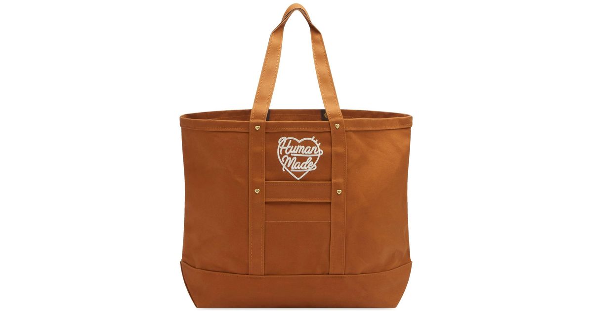Human Made Duck Canvas Tote Bag in Brown for Men | Lyst UK