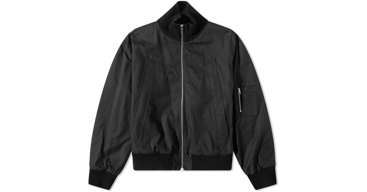 Maison Margiela Flight Jacket in Black for Men | Lyst