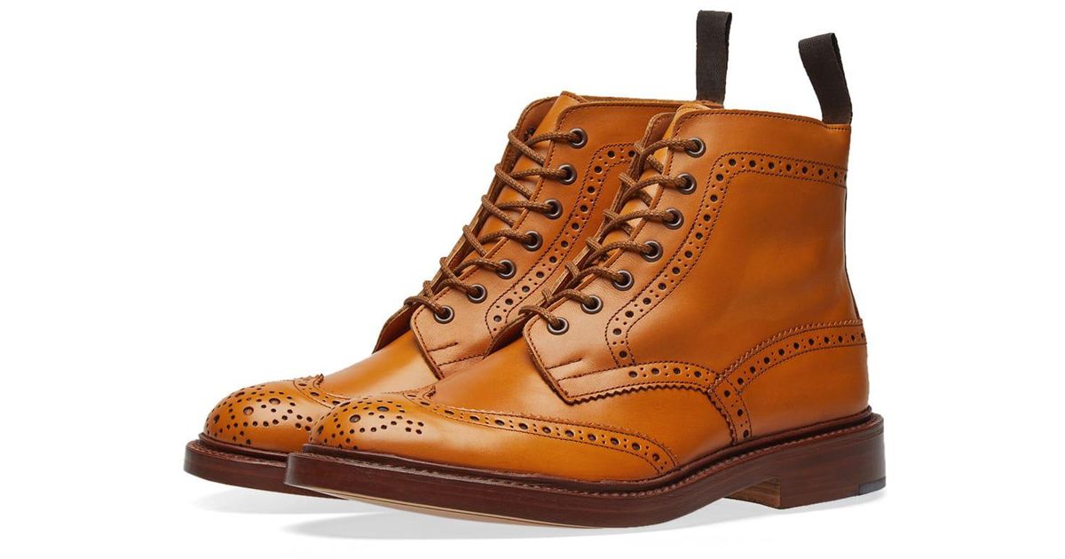 brogue derby boot