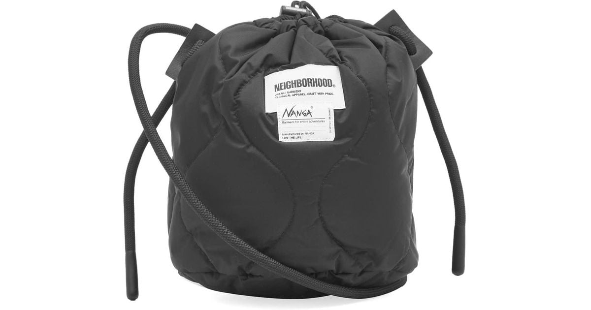 NEIGHBORHOOD】NH X NANGA . DOWN DRAWSTRING BAG - バッグ NEIGHBORHOOD】NH X NANGA . DOWN DRAWSTRING BAG - バッグ