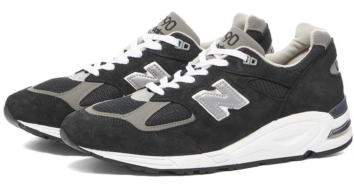 New Balance Suede M990bl2 in Black for Men | Lyst UK