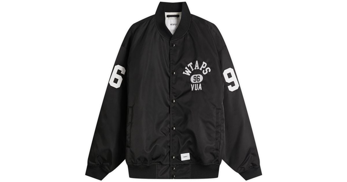 WTAPS Team Stadium Jacket in Black for Men | Lyst