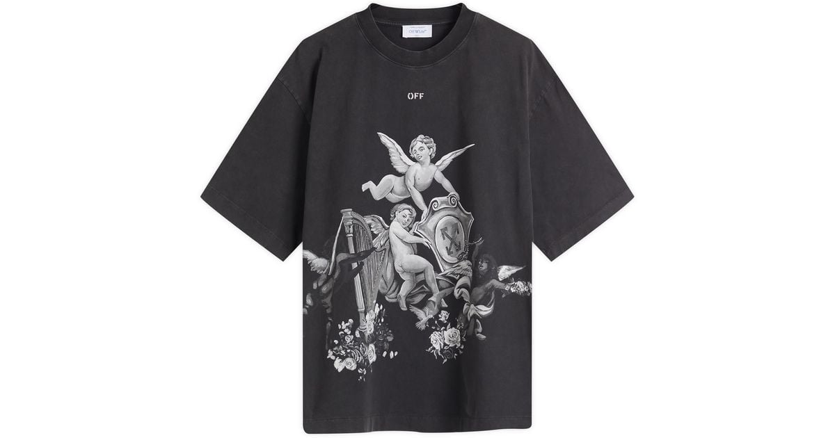 存在感抜群☆【Off-White】Vintage Putti Tシャツ Off-White Vintage Putti T-shirt | italist
