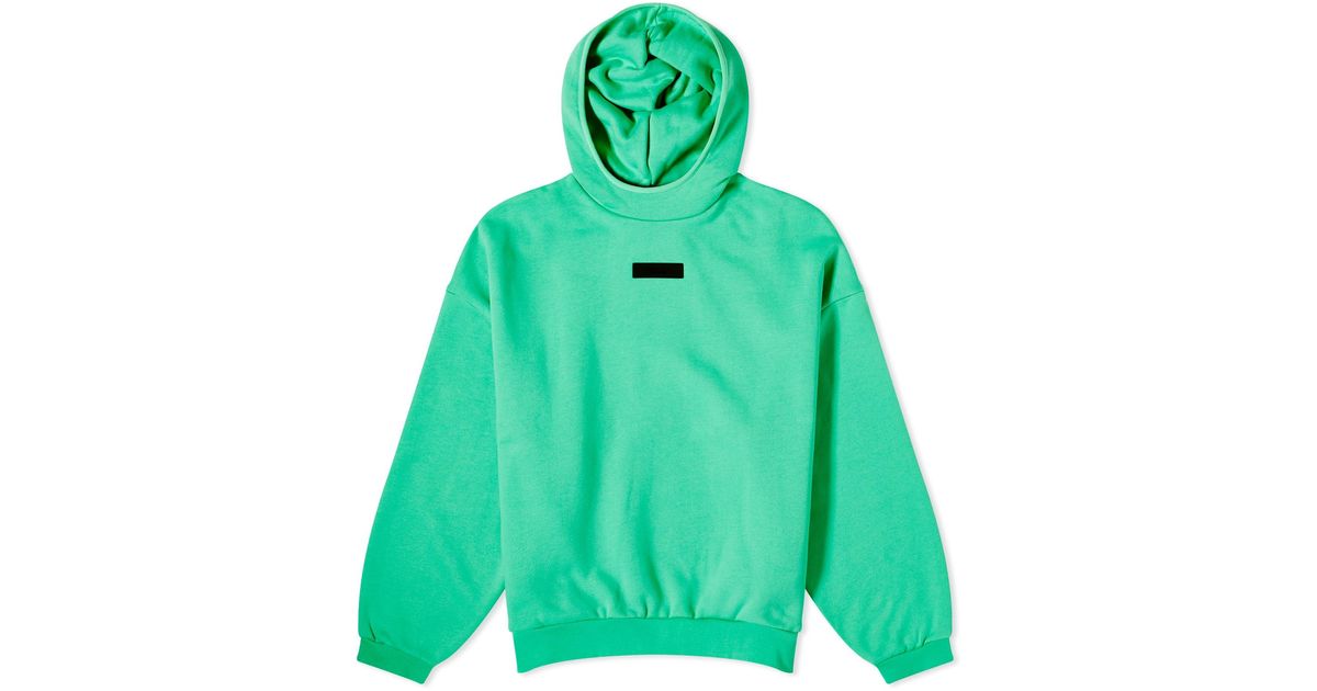 Fear Of God Spring Tab Detail Hoodie in Green for Men Lyst Australia