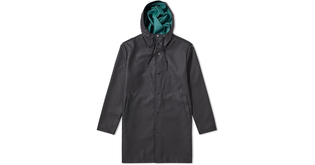 adidas Rubber Eqt Rain Jacket in Black 