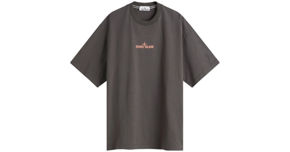 ★STONE ★ Logo Print Slim Fit Short Sleeve T-Shirt Mi Logo Omi Short Sleeve Tech Tee Shirts by TRIMARK (Men's)