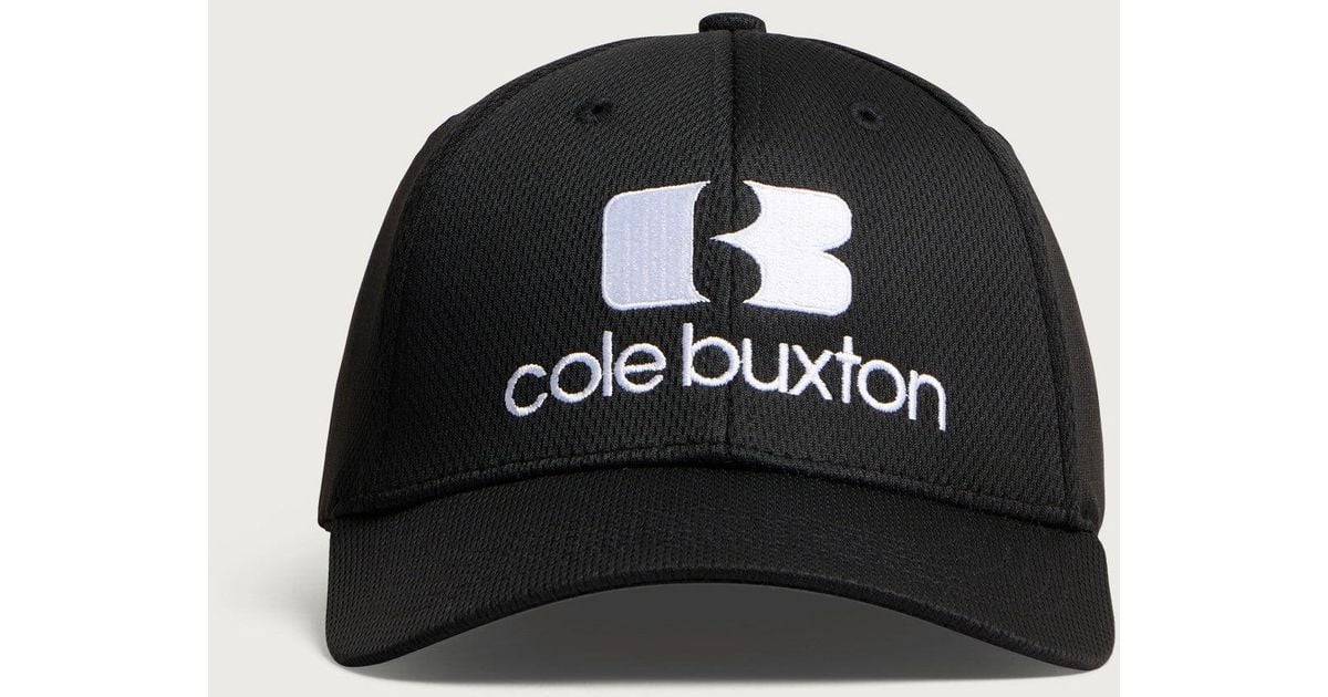 Cole Buxton Icon Logo Cap in Black for Men | Lyst