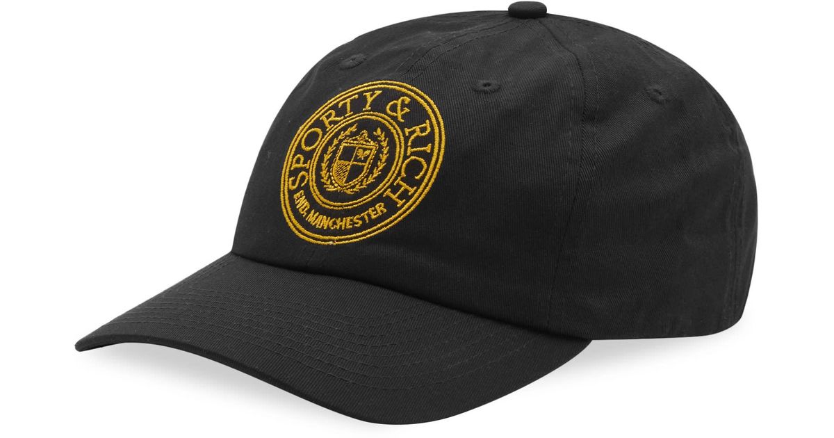 Sporty & Rich End. X Manchester Crest Cap in Green for Men | Lyst