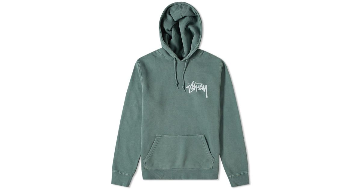 stussy pigment dyed hoodie