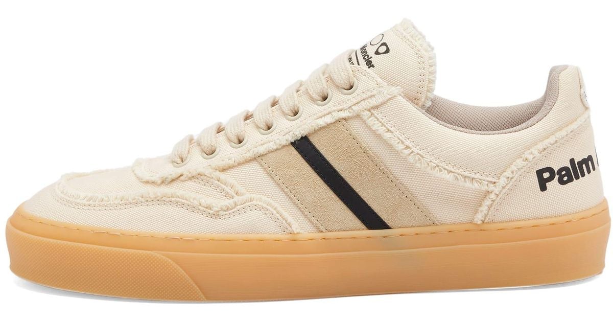 【送関込】Moncler x Palm Angels☆Monaco2スニーカー ホワイトアイボリー Moncler x Palm Angels Monaco2スニーカー