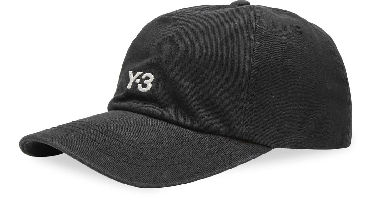 Y 3 Dad Cap in Black for Men Lyst Australia