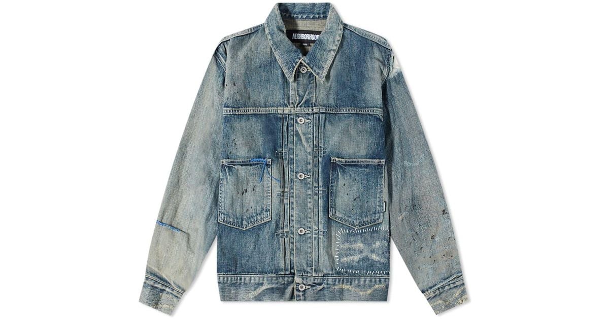 Neighborhood Savage Type 2 Denim Jacket in Blue for Men | Lyst