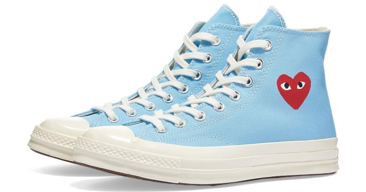 COMME DES GARÇONS PLAY Canvas X Converse Chuck Taylor 70 Hitop