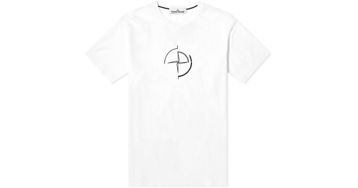 stone island data scan tee