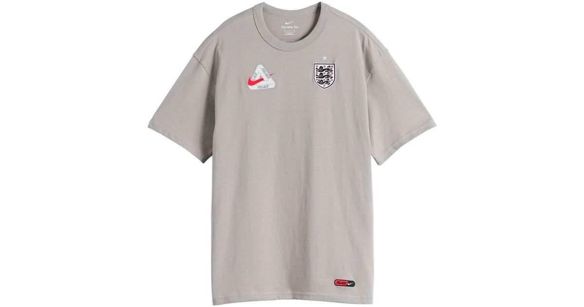 Nike X Palace England T-Shirt in Grey for Men | Lyst UK
